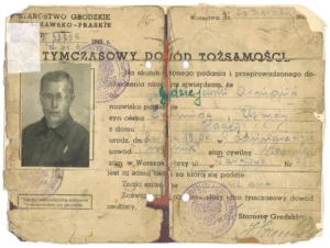 Tymczasowy dowód tożsamości z 1945 roku